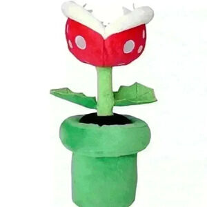 Super Mario All Star Collection 1594 Piranha Plant Stuffed Plush 9”